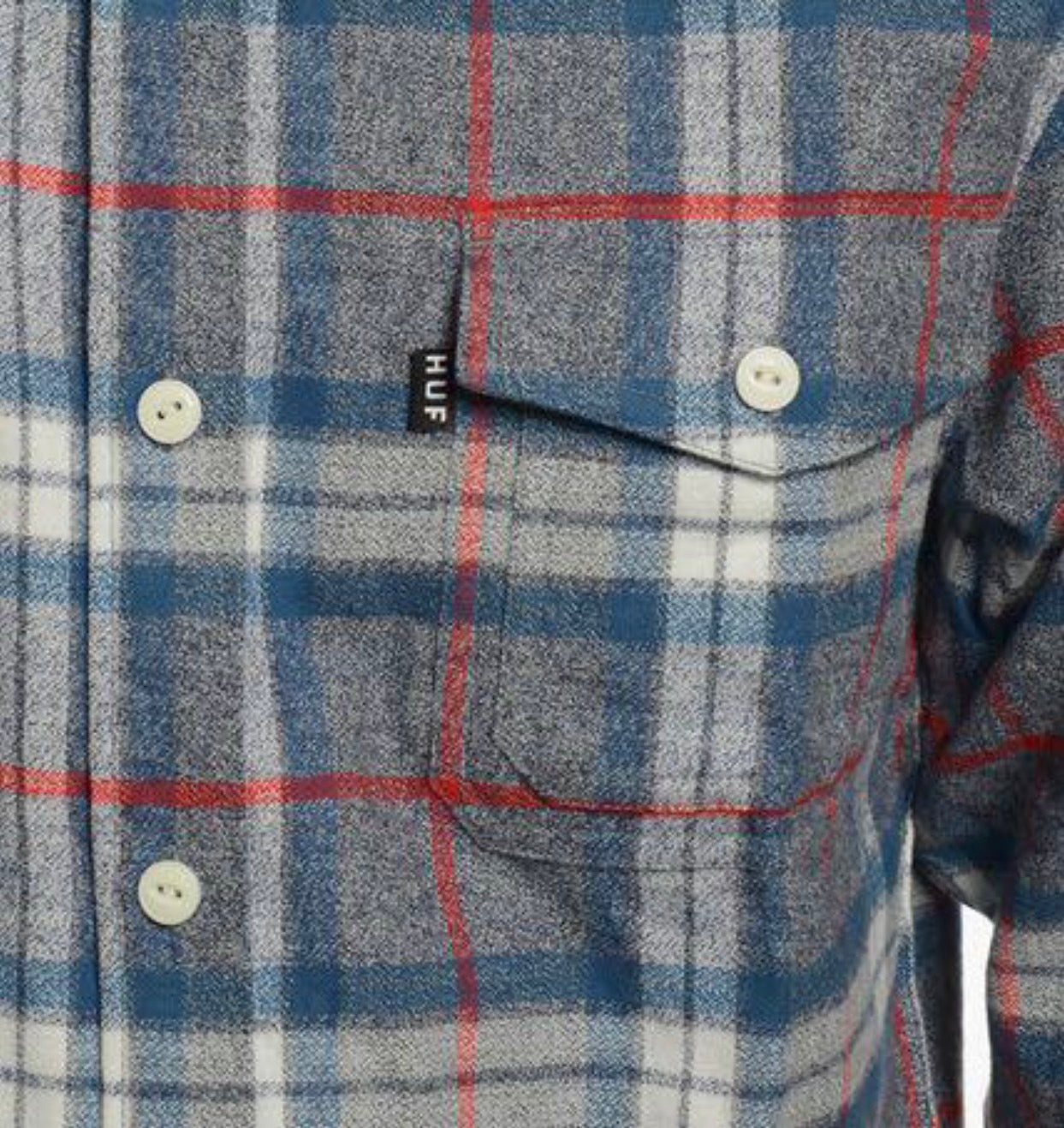 HUF ハフ フランネル シャツ コラボ ベビーウエイトシャツ